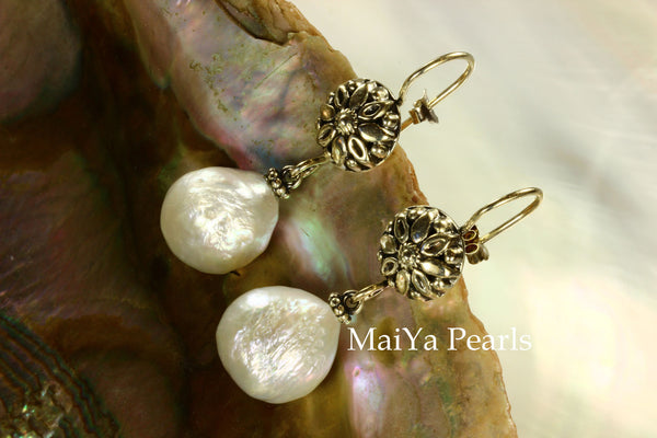 Earrings - Kasumi Like FW Pearl White
