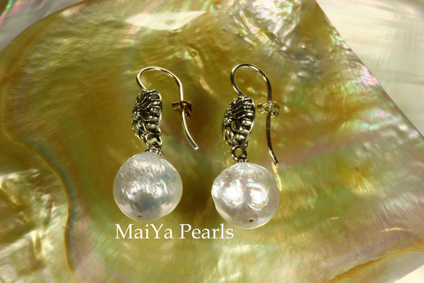 Earrings - Kasumi Like FW Pearl White
