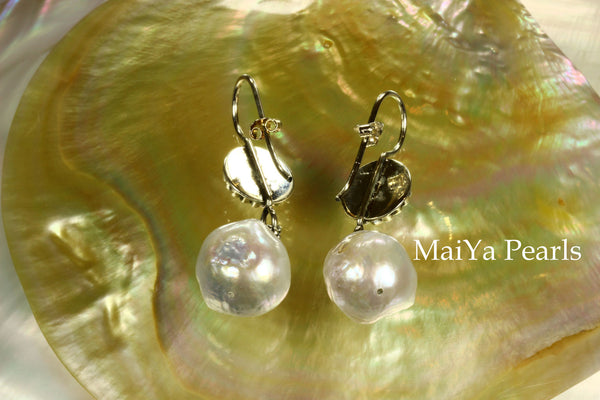 Earrings - Kasumi Like FW Pearl White