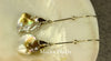 Earrings - Rare Bi-Color Large Keshi Pearls