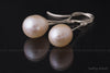 Earrings - Large AAA Freshwater Pearls with 925 Sterling Silver Fittings