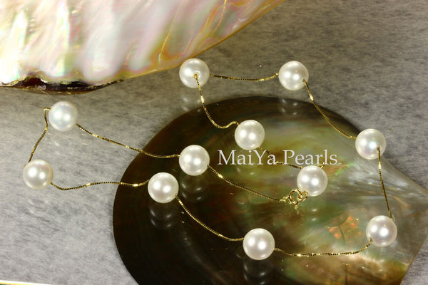Necklace - AAA Fine Off-white Freshwater Pearl