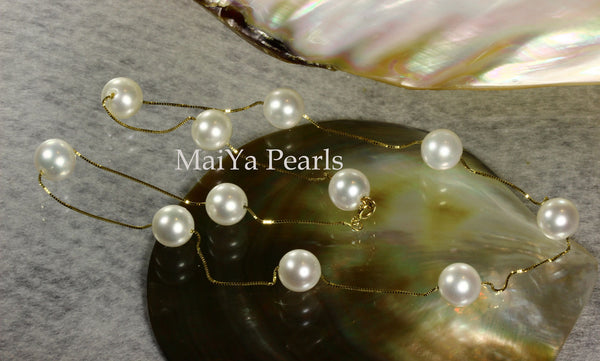 Necklace - AAA Fine Off-white Freshwater Pearl