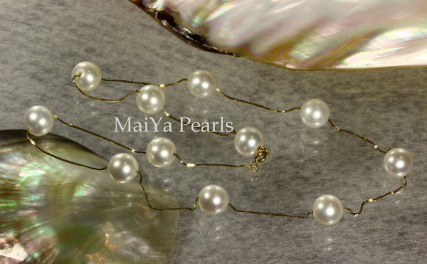Necklace - AAA Fine Off-white Freshwater Pearl