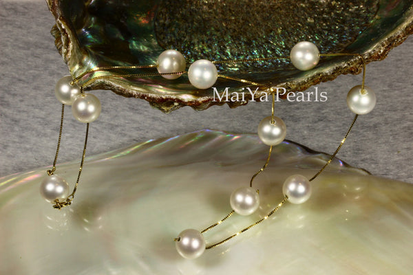 Necklace - AAA Fine Off-white Freshwater Pearl