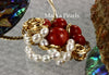 Pendant - One-of-Kind Wire Sculpted Corals & Pearls