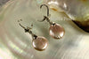 Earrings - AA+ Attractive Purple Coin Freshwater Pearl
