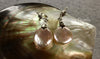 Earrings - AA+ Attractive Purple Coin Freshwater Pearl