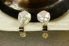 Earrings - Unique Fine Faceted Freshwater Pearls