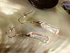 Earrings - High Lustre White Stick Pearl / Biwa Pearl Freshwater