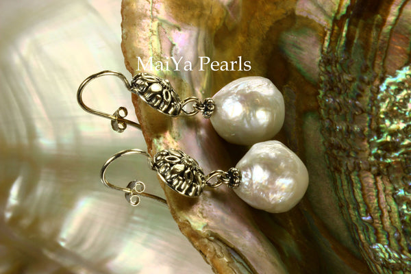 Earrings - Kasumi Like FW Pearl White