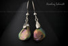 Earrings - Freshwater coin shaped Pearl