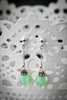 Earrings - Silver Chrysoprase (Australian Jade)