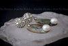 Earrings - Paua Shell and Button Pearls with 925 Sterling Silver
