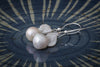 Earrings - Baroque Pearls with tail and 925 Sterling Silver Setting