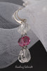 Earrings - Natural and Pink Swarovski Crystals