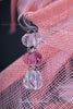 Earrings - Natural and Pink Swarovski Crystals