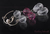 Earrings - Natural and Pink Swarovski Crystals