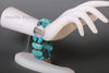 Bracelet - Unique Turquoise Design with 925 Sterling Silver Clasps and links