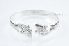 Fish Cuff Bracelet - Pure 999 Solid Fine Silver (Double Fish Pisces)