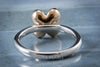 Ring - Top Quality Rose Gold Flower with Diamond