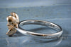 Ring - Top Quality Rose Gold Flower with Diamond