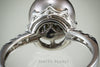 Ring - Tahitian Black Pearl with 925 Sterling Silver & Rhodium Crown Setting