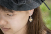 Exquisite Earrings - Large South Sea AAA Gold Pearls & 18K Gold & Diamonds