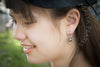 Earrings -   Exquisite AAA Tahitian Black Pearls with Diamonds & 18KW