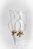 Earrings - 925 sterling silver and plated rose gold