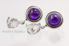 Earrings - AAA Amethyst - Topaz