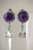 Earrings - AAA Amethyst - Topaz