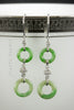 Earrings - AAA Jadeite, Diamonds, and 18K White Gold