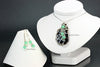 Earrings-Natural Chrysoprase