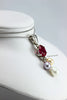 Necklace- Pearls with Ruby