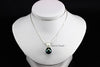 Pendant- Tahiti black pearl oval waterdrop