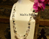 Necklace - Convertible - Natural Crystal & Cat's Eye with Moonstones